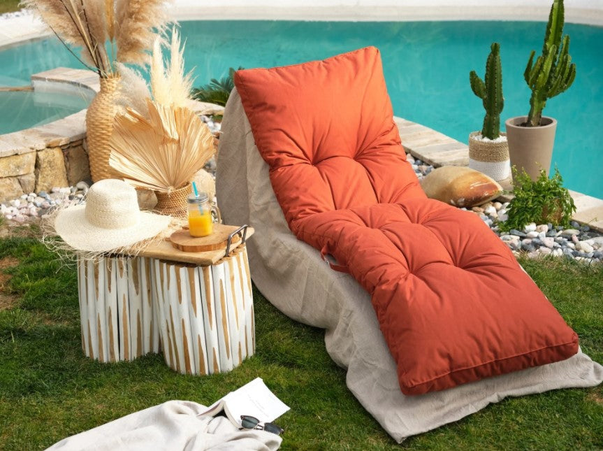 Pourquoi coussin bain de soleil terracotta