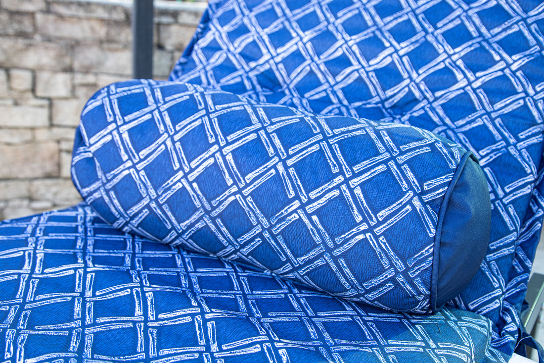 Cojín para tumbona con estampado