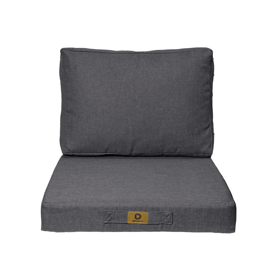 Conjunto de Cojines para Sillón Gris Chiné – foto 3