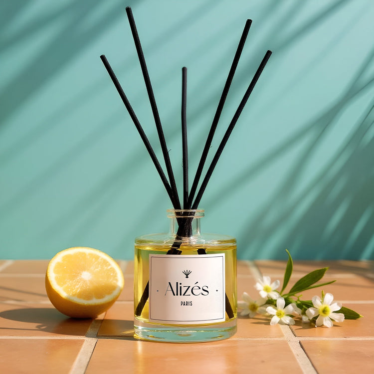 Diffuseur La Tropézienne – 100ml – Ambre & Rose – Alizés Paris - Deco-arts.fr