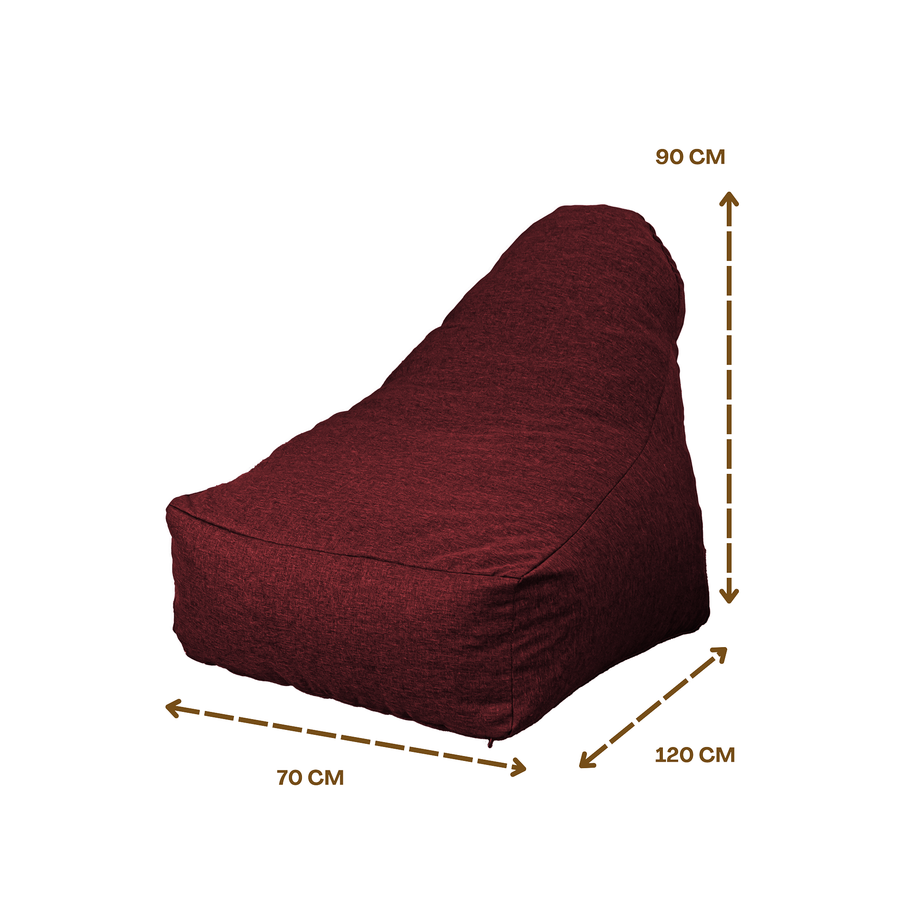 Sillón Puf XXL 120x90 Ciruela – foto 6