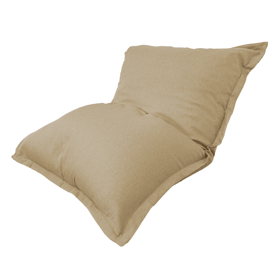 Puf Gigante XXL 190x155 Beige, funda desenfundable
