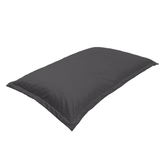 Pouf intérieur XL Housse en velours gris foncé 150x100cm - Deco-arts.fr
