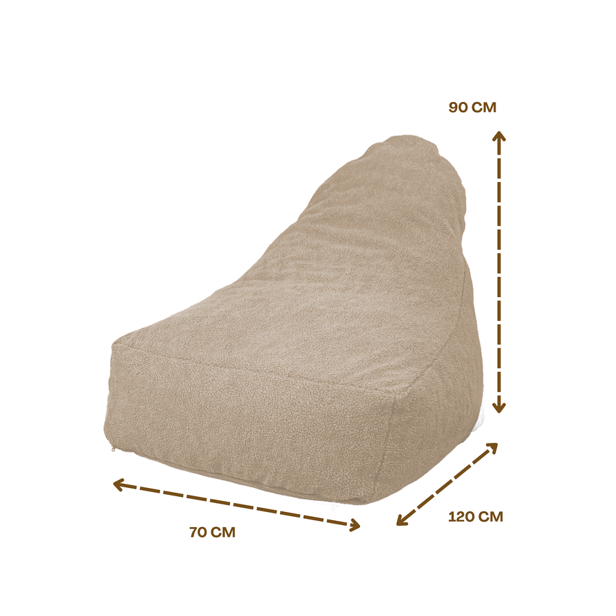 Sillón Puf XXL 120x90 Beige – foto 7