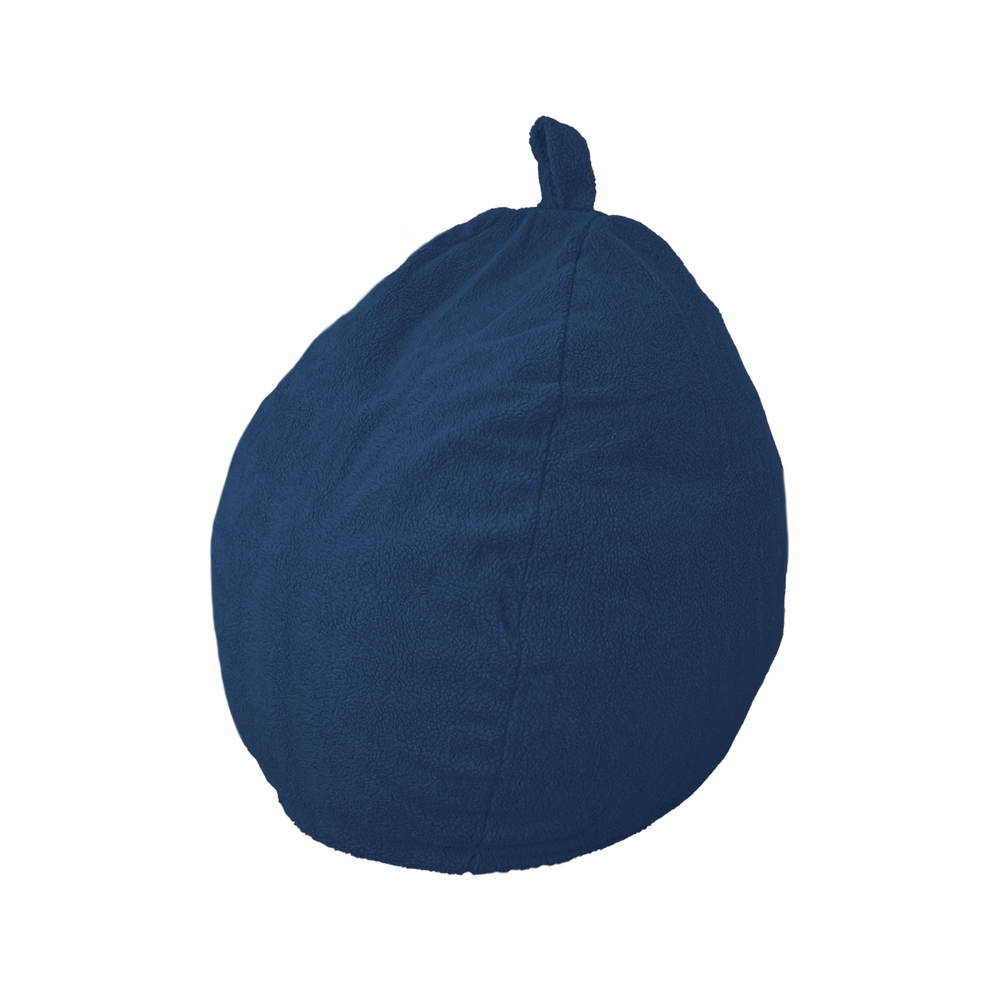 Pouf poire XL d'intérieur en tissu sherpa, tejido sherpa