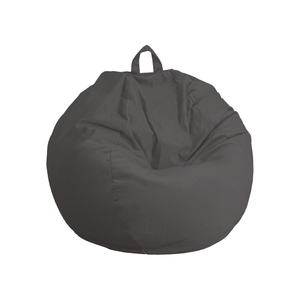 Pouf Poire Géant XXL 120x150 Gris Foncé - Velours & Mousse (Grand Luxe & Confort)