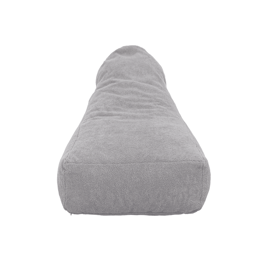 Sillón Puf XXL 120x90 Gris Claro, para interior