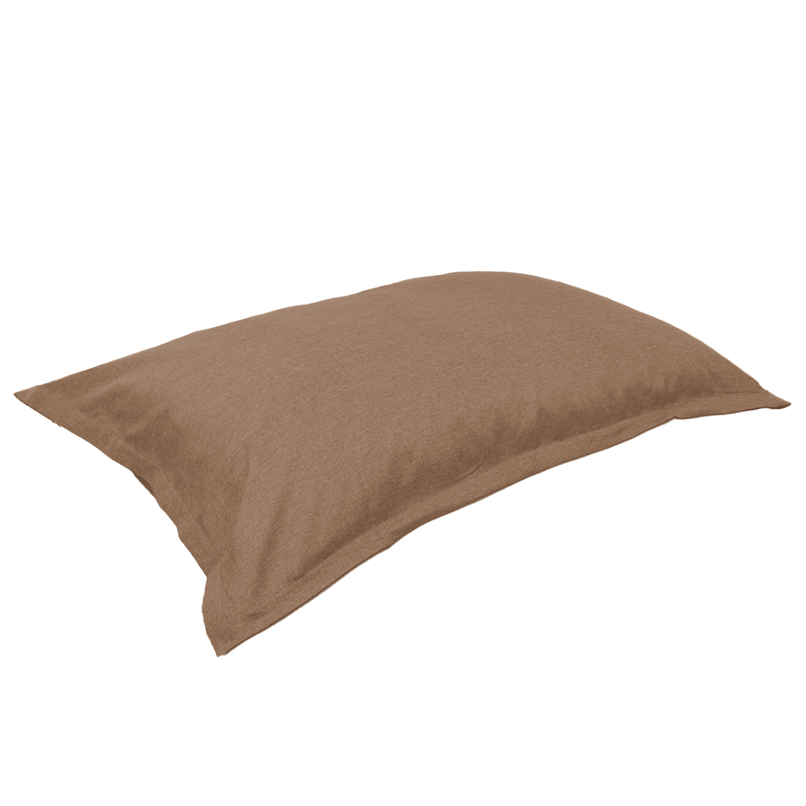 Puf Cojín Gigante XL 150x100 Terracota, relleno de copos de espuma