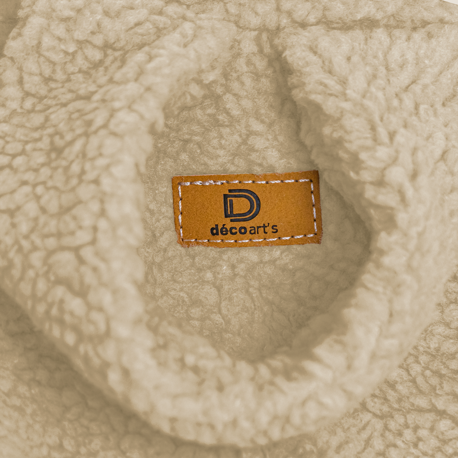 Puf Pera Gigante XXL 120x150 Beige, para interior