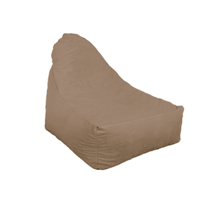 Sillón Puf XXL 120x90 Beige - Terciopelo Sedoso & Espuma (Lujo y Confort)