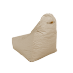 Pouf fauteuil XXL d'intérieur en tissu velours - 120x70x90 cm - Crême - Deco-arts.fr