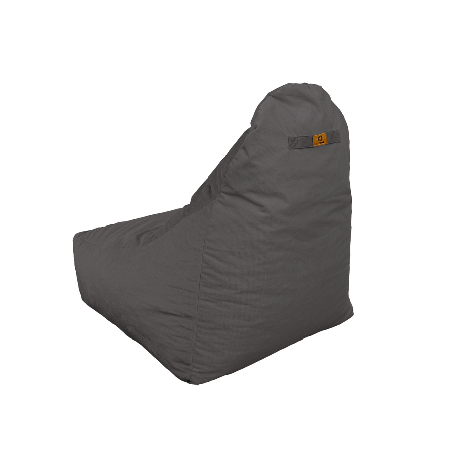 Sillón Puf XXL 120x90 Gris Oscuro – foto 5