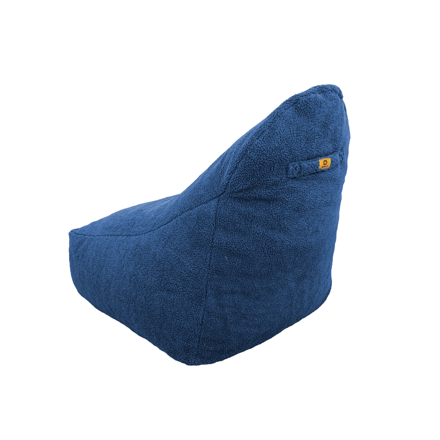 Sillón Puf XXL 120x90 Azul Petróleo – foto 5