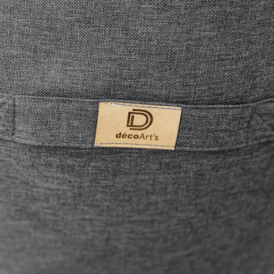 Sillón Puf XXL 120x90 Gris Chiné – foto 6