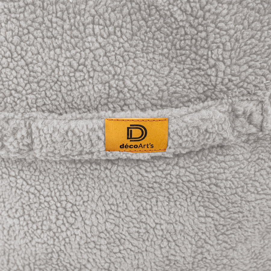 Sillón Puf XXL 120x90 Gris Claro – foto 6