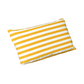 Coussin bain de soleil premium avec coussin - Rayures Jaunes - Deco-arts.fr