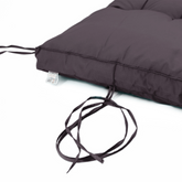 Coussin bain de soleil 185 x55cm Gris carbone - Deco-arts.fr