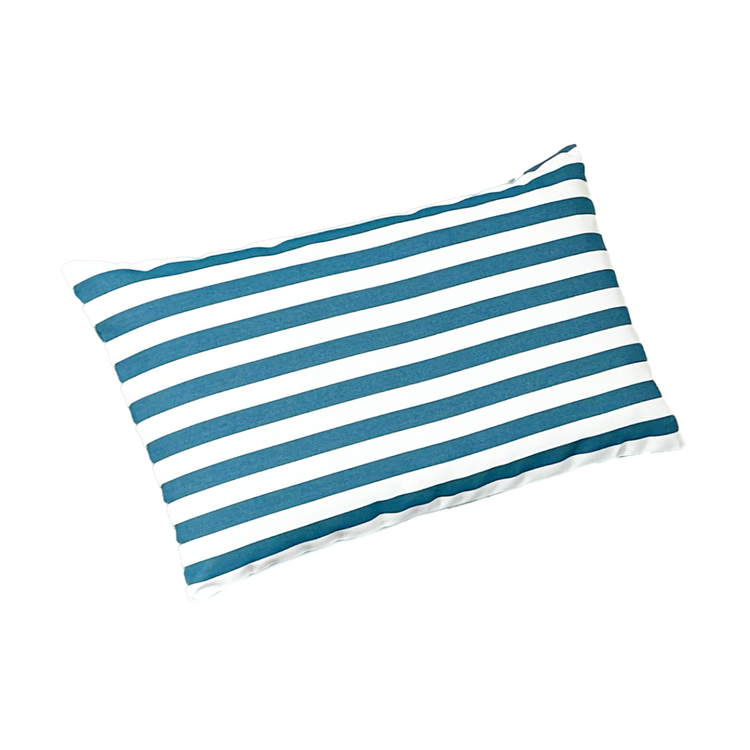 Coussin bain de soleil premium avec coussin - Rayures Vertes - Deco-arts.fr