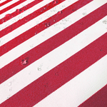 Ensemble de 3 coussins Deco-arts.fr pour salon jardin, rayures rouges, 100x50 cm, pour fauteuils et canapés, tissu 270g.