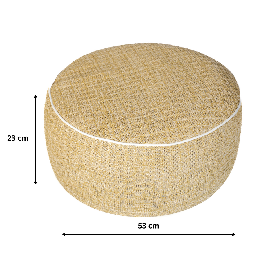 Pouf Gonflable Extérieur Rond 53cm, impermeable