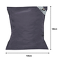 Giant XXL grey carbon beanbag cover for indoor/outdoor use, tailored for a comfortable fit.