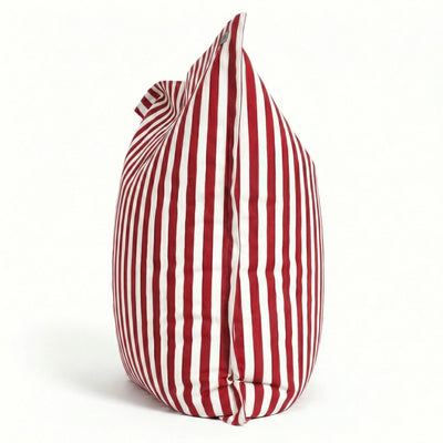 Pouf rouge 180x140 cm - déhoussable, anti-UV