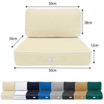 Ensemble Coussins Premium 50x50 Jaune Beurre - Épais 12cm & Finition Passepoil