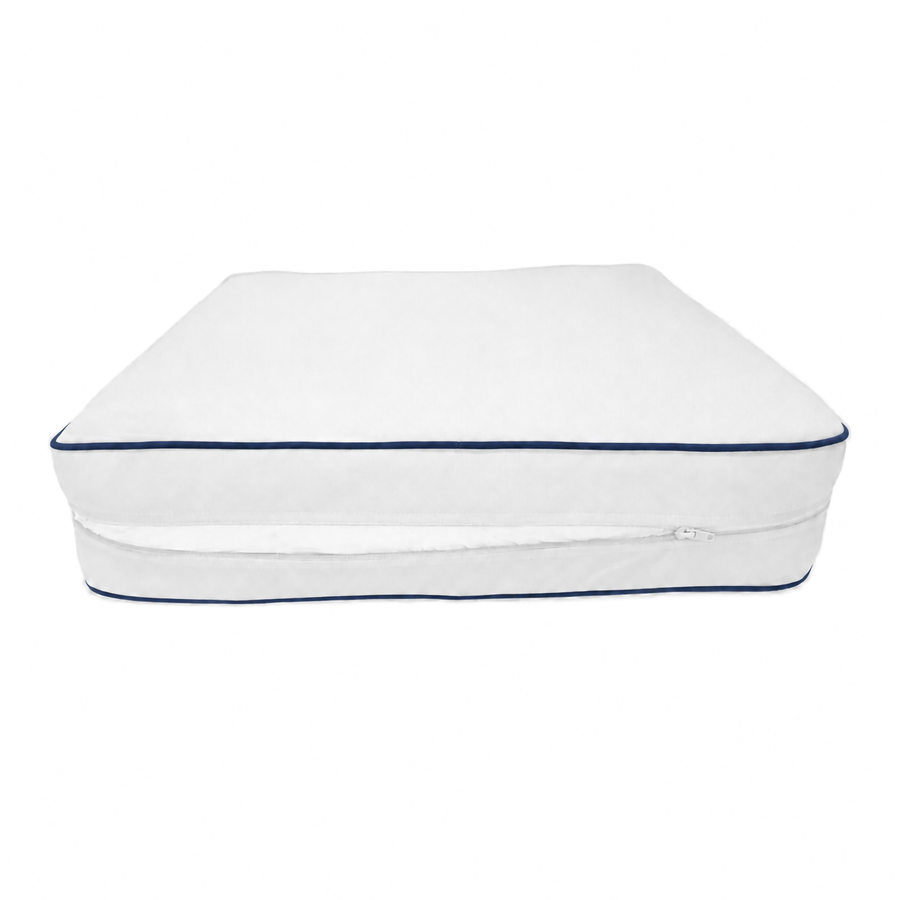 Ensemble Coussins Premium 50x50 Blanc, tissu polyester