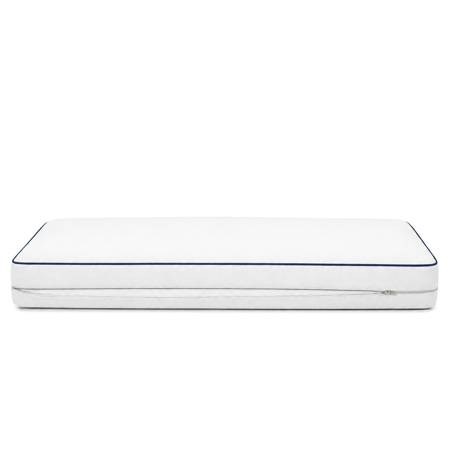 Ensemble Coussins Premium 100x50 Blanc, garnissage en mousse haute densité