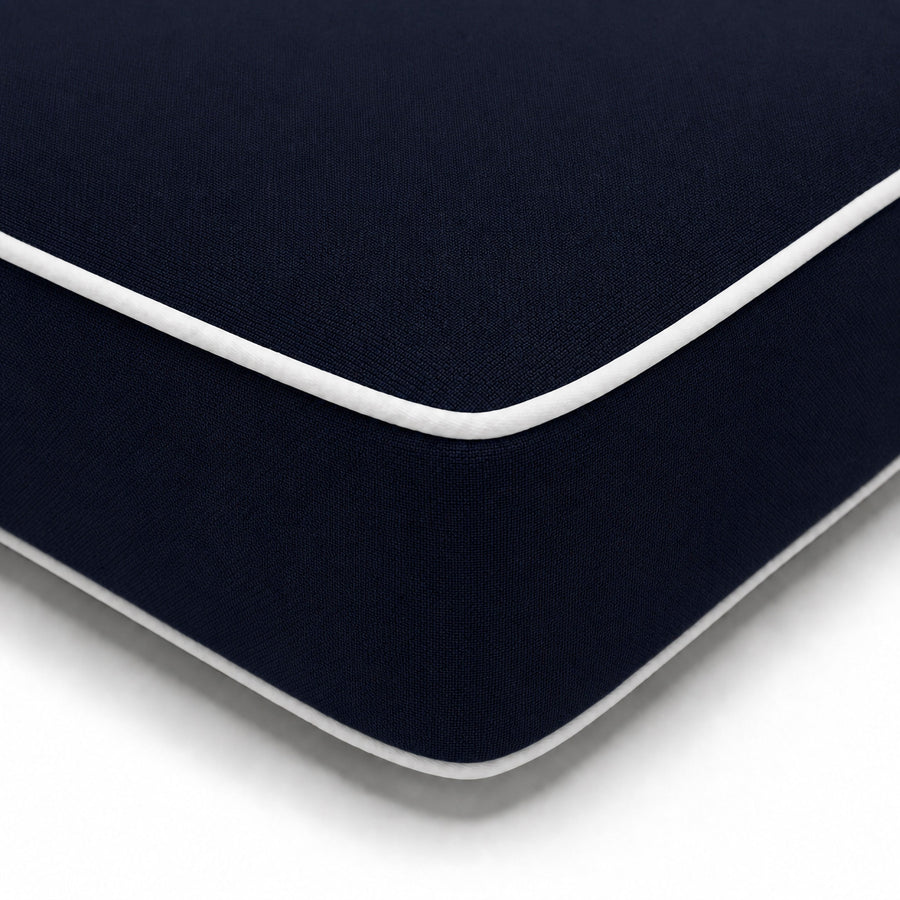 Colchoneta Premium para Tumbona 190x60 Azul Marino, funda desenfundable