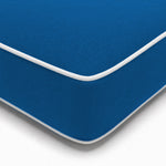 Colchoneta Premium para Tumbona 190x60 Azul Real - Grueso 10cm & Reposacabezas (Funda Extraíble)