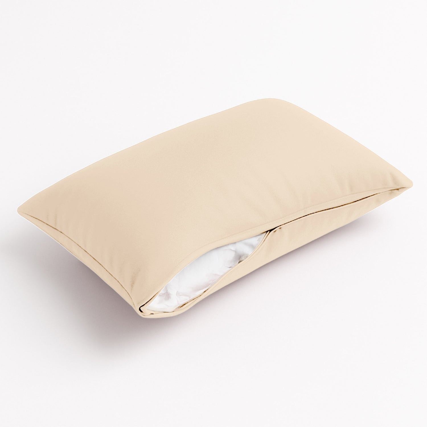 Coussin de décoration extérieur, déhoussable, lot de 2, 60x35cm - Beige - Deco-arts.fr