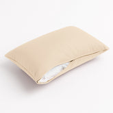 Coussin de décoration extérieur, déhoussable, lot de 2, 60x35cm - Beige - Deco-arts.fr