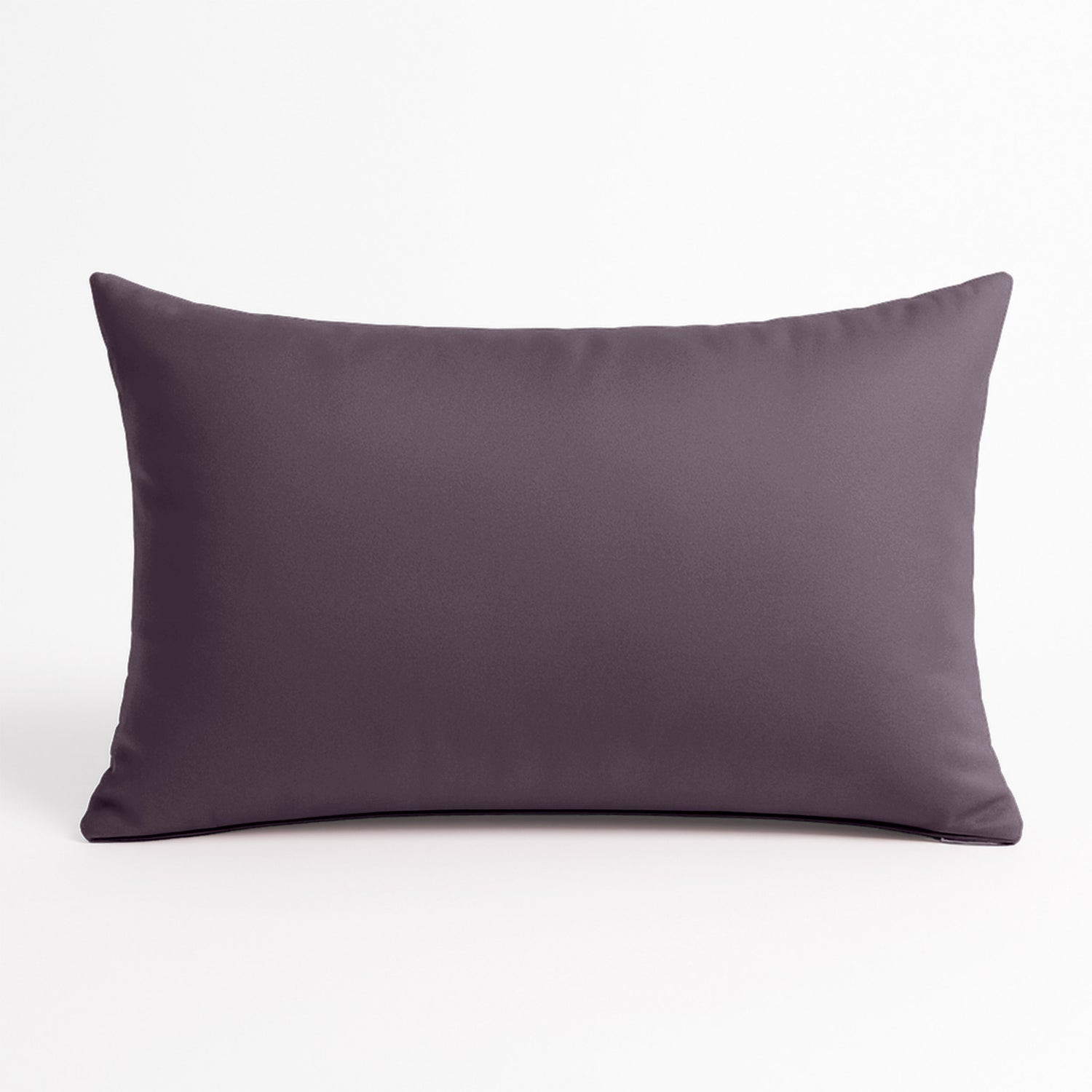Coussin de décoration extérieur, déhoussable, lot de 2, 60x35cm - Gris carbone - Deco-arts.fr