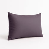 Coussin de décoration extérieur, déhoussable, lot de 2, 60x35cm - Gris carbone - Deco-arts.fr