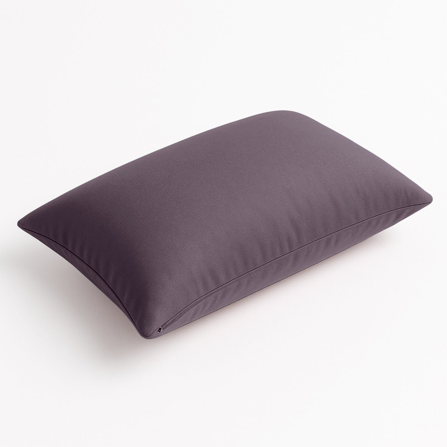 Coussin de décoration extérieur, déhoussable, lot de 2, 60x35cm - Gris carbone - Deco-arts.fr
