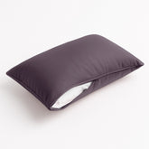 Coussin de décoration extérieur, déhoussable, lot de 2, 60x35cm - Gris carbone - Deco-arts.fr