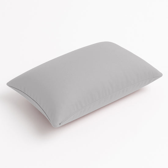 Coussin de décoration extérieur, déhoussable, lot de 2, 60x35cm - Gris galet - Deco-arts.fr