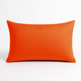 Coussin de décoration extérieur, déhoussable, lot de 2, 60x35cm - Orange - Deco-arts.fr