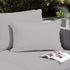 Coussin de décoration extérieur, déhoussable, lot de 2, 60x35cm - Gris galet - Deco-arts.fr