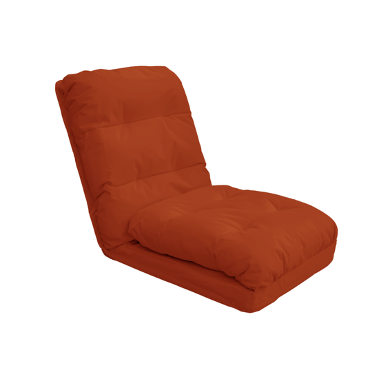 Fauteuil Convertible avec Dossier Réglable à 6 Positions Terracotta - Deco-arts.fr