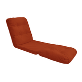 Fauteuil Convertible avec Dossier Réglable à 6 Positions Terracotta - Deco-arts.fr