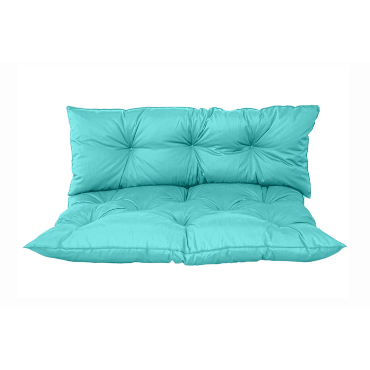 Coussins pour Palette Imperméable & Anti-UV Essentiel 120x80 Bleu caraïbes - Deco-arts.fr