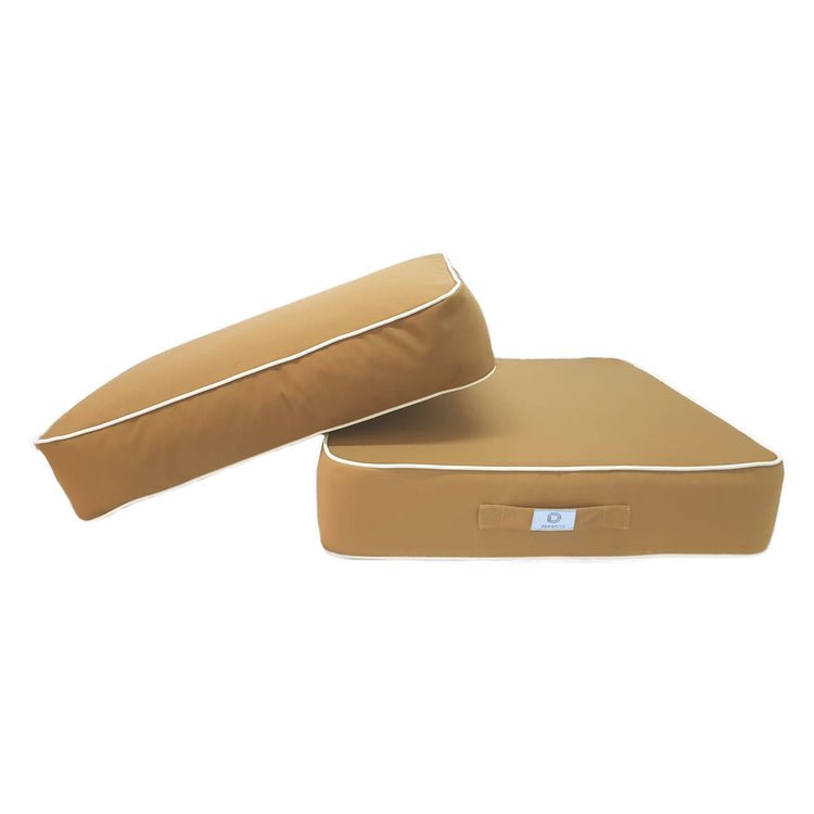 Coussins pour salon de jardin premium déhoussable 60x60cm - Moka - Déco Arts