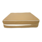 Coussins pour salon de jardin premium déhoussable 50x50cm - Moka - Déco Arts