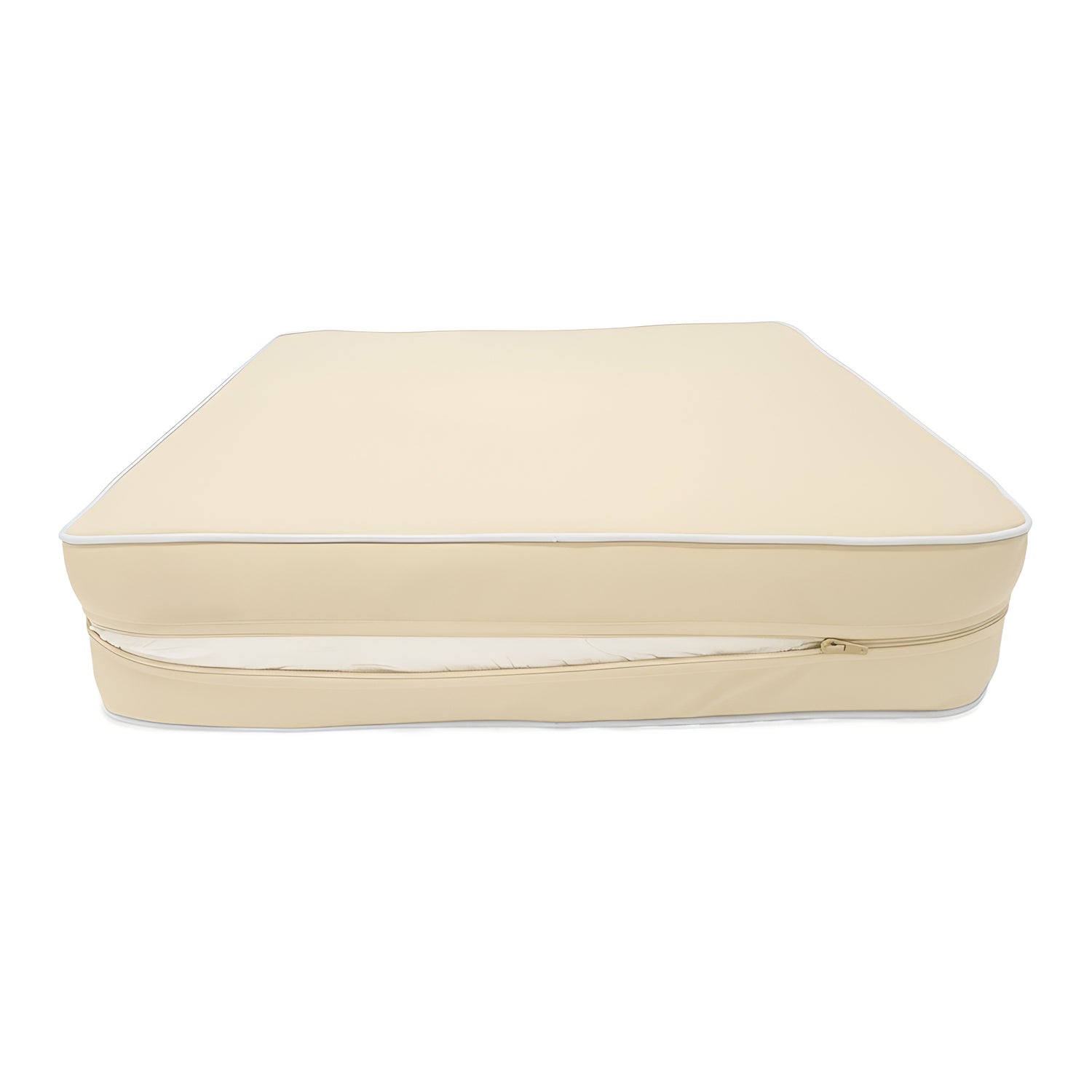 Coussins pour salon de jardin premium déhoussable 60x60cm - Jaune beurre - Déco Arts