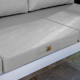 Coussins pour salon de jardin déhoussable 50x50cm Gris galet - Deco-arts.fr