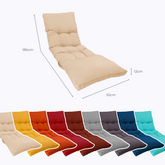 Coussin bain de soleil 185 x55cm Beige clair - Deco-arts.fr