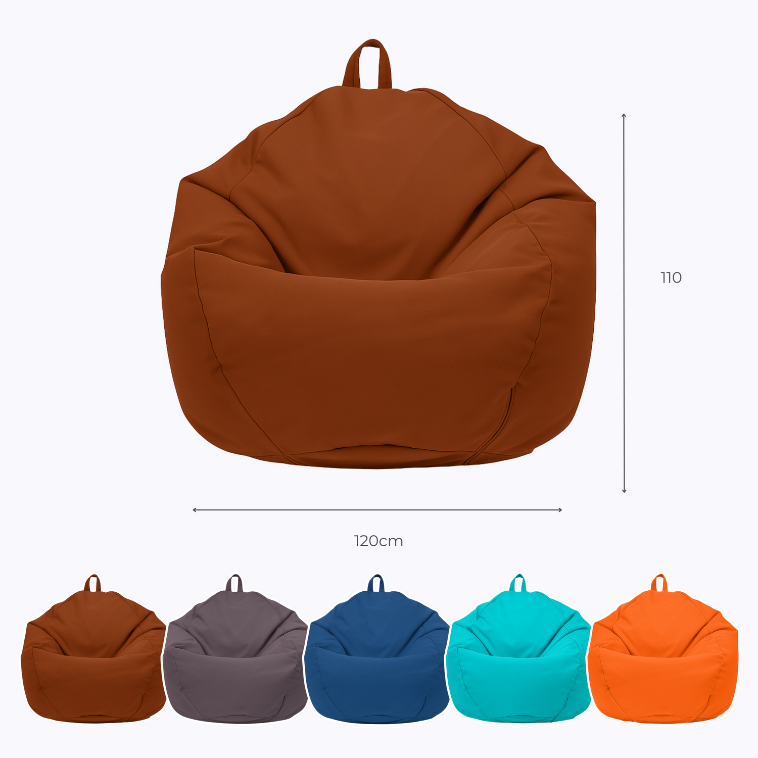 Pouf poire XL d&