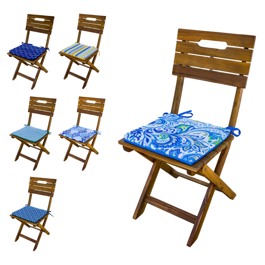 Lote de 4 Cojines para Silla 35x35 Motivo Arabesco – foto 6